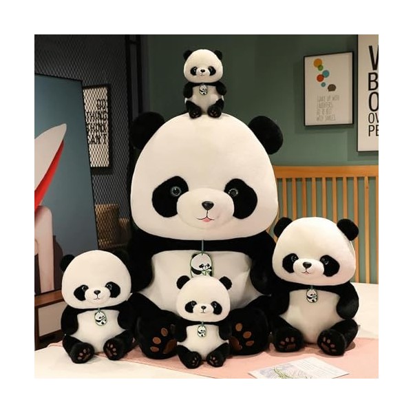 SaruEL Kawaii Panda Peluche Jouet Dessin Animé Animal Ours en Peluche Poupée Classique Enfants Cadeau D’Anniversaire 50cm 1