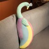 SaruEL Mignon Paon Peluche Oreiller Énorme Peluche Arc-en-Ciel Paon Peluche Jouet Animal Poupée Lit Canapé Coussin Bon Cadeau