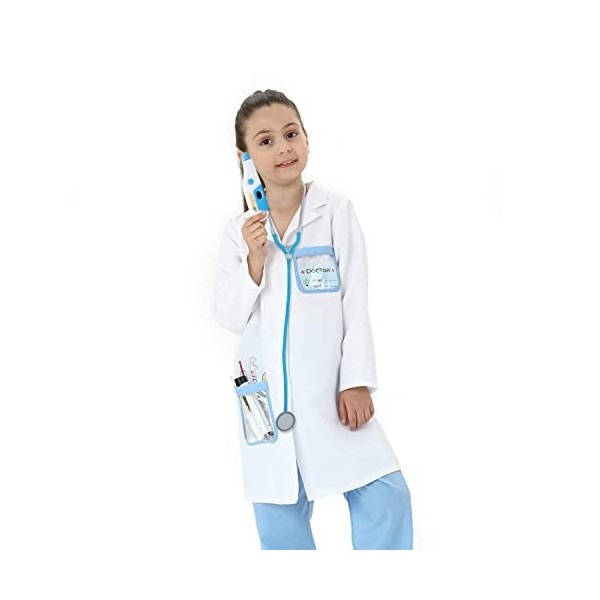 Sincere Party Enfants unisexe docteur jeu de rôle Costume docteur fantaisie habiller ensembles de jeu Style C 3-5 ans