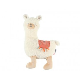 Noukies - N1910.40 Peluche Lama Sacha, 40cm, Sherpa, Ecru