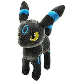Umbreon Eevee Evolution debout en peluche brillante de qualité dessin animé
