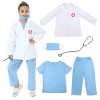 Sincere Party Enfants unisexe docteur jeu de rôle Costume docteur fantaisie habiller ensembles de jeu Style C 3-5 ans