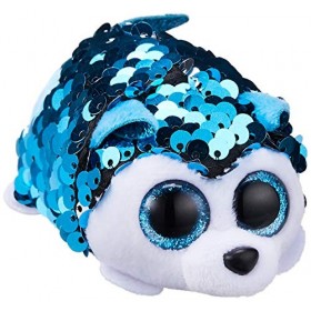 TY 42405 Slush Husky Flippable Teeny, Multicolore