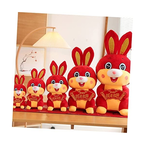 ibasenice 3 Pièces Accessoires De Poupée De 18 Pouces Poupée Lapin en Peluche Lapins De Pâques Miniature Animaux en Peluche D