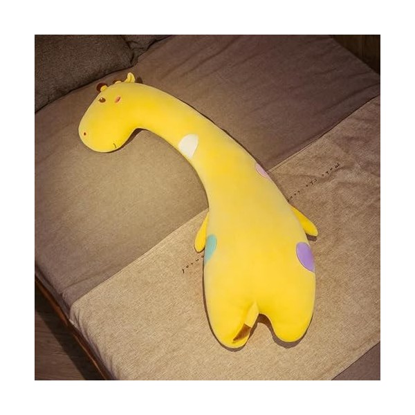 SaruEL Peluche Oreiller Jouet en Peluche Kawaii Peluche Jouet Canard Dinosaure Girafe Oreiller Fille Enfants Jouet Anniversai