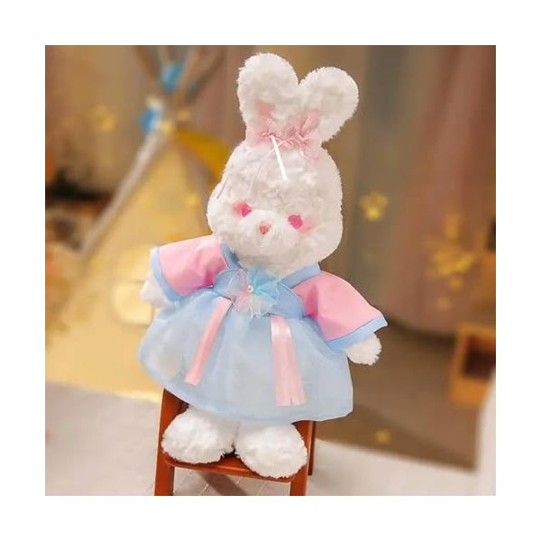 SaruEL Robe en Peluche, Jouets de Lapin, Jouets de Lapin en Peluche Kawaii, poupées Mignonnes Douces pour Les Filles, Cadeaux