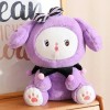 SaruEL Peluche Lapin poupée Doux et Moelleux Kawaii Lapin Fille Mignon Jouet Cadeau Anniversaire Cadeau de Noël 45cm 1