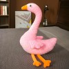 SaruEL Mignon Dessin animé élégant oie en Peluche Jouet Mignon Animal Oreiller poupée pour Enfants Fille Cadeau d’Anniversair