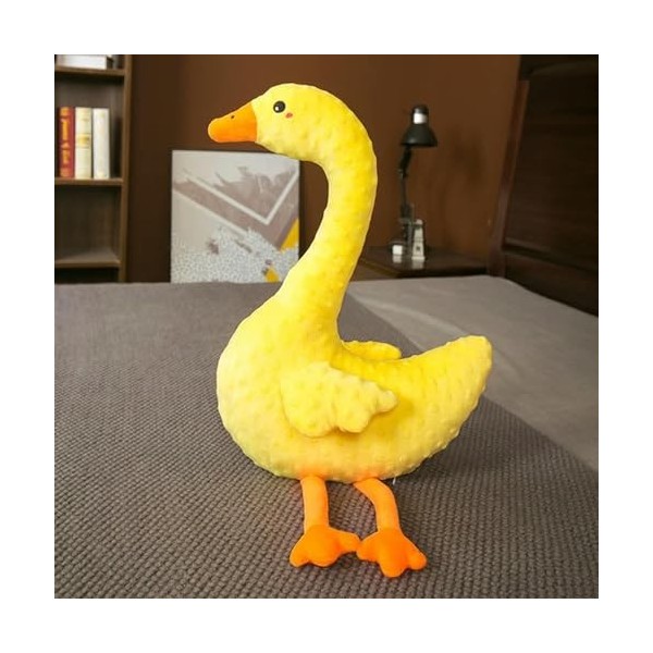 SaruEL Mignon Dessin animé élégant oie en Peluche Jouet Mignon Animal Oreiller poupée pour Enfants Fille Cadeau d’Anniversair
