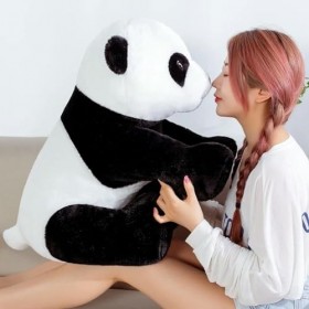 SaruEL Mignon Panda Ours Peluche Animal poupée Oreiller Doux Jouet Enfants Anniversaire Cadeaux de Noël 70CM 1