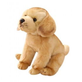 Peluches Jouet en Peluche De Chien Simulé, Poupée en Peluche De Chien Mignon, Ornement De Poupée danimal Simulé, Cadeau De V