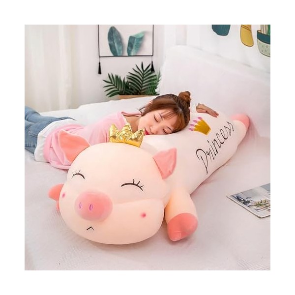 KiLoom Jouets en Peluche Enfants Peluche Bande dessinée Oreiller De Couchage Cochon Spongieux Jouets Fille Anniversaire Cadea