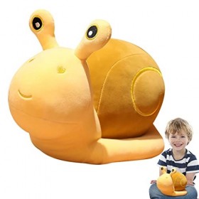 tongfeng Jouet en Peluche Escargot, Peluche Escargots Doux avec Visage Souriant, Animal en Peluche descargot en Peluche, Ado