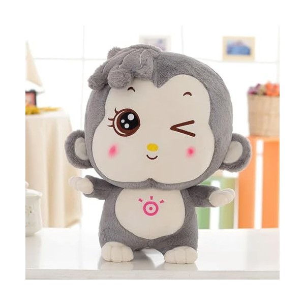 Mignon Kawaii Singe Poupée Peluche Jouet Oreiller Doux Singe Drôle en Peluche Animal Meilleur Cadeau pour Enfants Garçon Peti