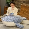 LfrAnk Mignon Baleine Peluche Jouet Animal étreindre Requin Oreiller Doux Tapis de Couchage pour Enfants Cadeau d’Anniversair