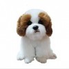 Ermano Peluche 25cm émulation Mignon Long Poil VIP Doll Chien Enfants Peluche Jouet Cadeau danniversaire de Noël