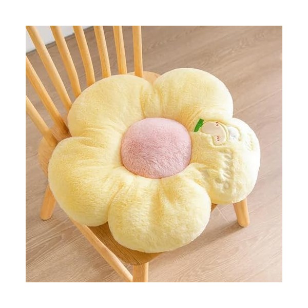 GagaLu Coussin en Peluche Moelleux à Cinq pétales de Fleur en Peluche Chambre de Jeune Fille décorée avec Coussin de Tourneso