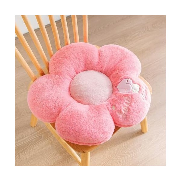 GagaLu Coussin en Peluche Moelleux à Cinq pétales de Fleur en Peluche Chambre de Jeune Fille décorée avec Coussin de Tourneso
