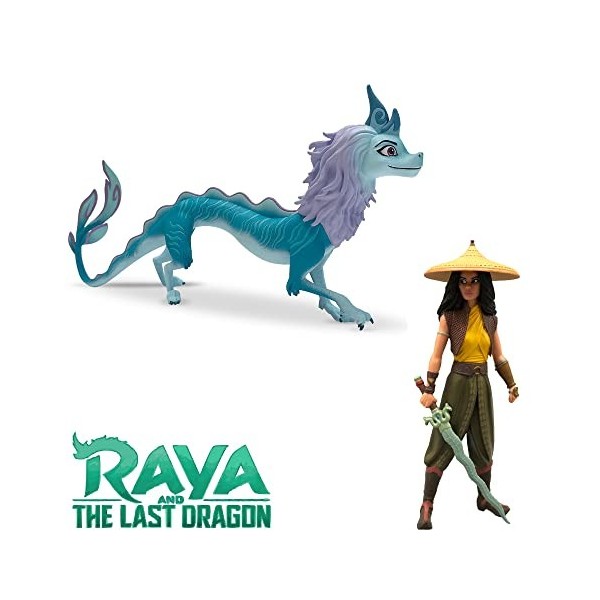 Bullyland 11500 - Figurine de jeu Raya de Walt Disney Raya et le dernier dragon, env. 10 cm, fidèle au détail, idéale comme f