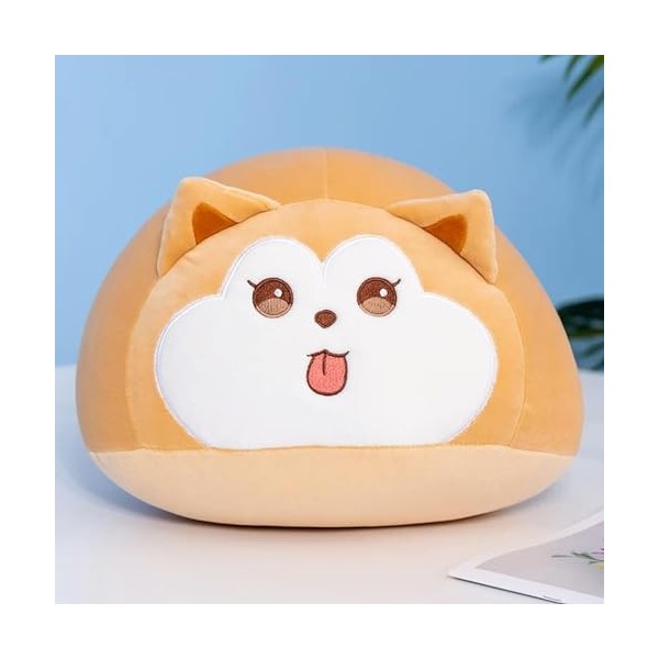 EacTEL Chat en Peluche Jouets Shiba Inu Oreiller Animaux Jouets en Peluche Kawaii Peluche Chat Fille Jouets Mignon Fille Enfa