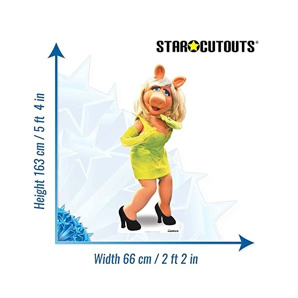 Star Cutouts - Stsc382 - Figurine Géante - Miss Piggy - The Muppets Show - 163 X 66 Cm