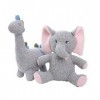 Ermano Peluche 2 Jouets en Peluche déléphant Doux remplis de Jouets Cadeaux danniversaire poupées déléphant Doux