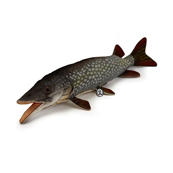 Hecht Esox Peluche poisson prédateur de qualité supérieure - Doudou * biz