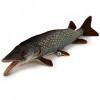 Hecht Esox Peluche poisson prédateur de qualité supérieure - Doudou * biz