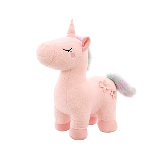 Mbdyvv Mignon et rêveur Net célébrité Licorne poupée en Peluche Jouet Dormir poupée lit Oreiller poupée Cadeau danniversaire