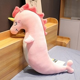 CAWACH Mignon Poisson Forme Hippocampe Dinosaure & Hamster Requin Peluche Doux Dessin Animé Animal Licorne Baleine en Peluche
