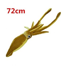 Peluches, 72/78cm Real Life Squid Jouets en Peluche Géant Animal Marine Squid Peluches Doux Poupée Cadeau for Anniversaire C