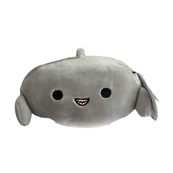 Squishmallow Peluche Kellytoy officielle - Style empilable - 15,2 cm - Requin Gordon