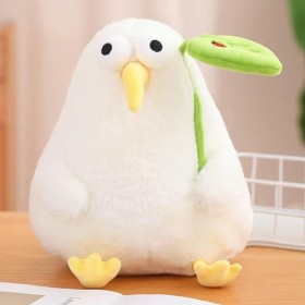 EacTEL Kawaii Kiwi Oiseau en Peluche Jouet Oreiller Doux Bande Dessinée en Peluche Animal Enfants Poupée Cadeau pour Enfants 