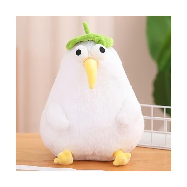 EacTEL Kawaii Kiwi Oiseau en Peluche Jouet Oreiller Doux Bande Dessinée en Peluche Animal Enfants Poupée Cadeau pour Enfants 