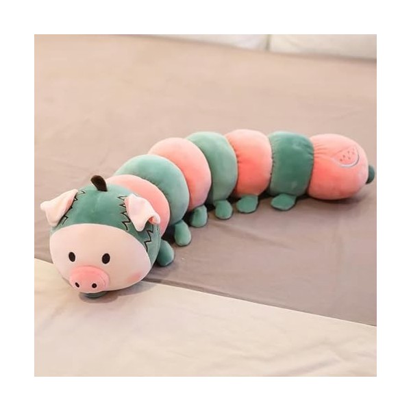 PaMut Mignon Fruit Chenille poupée Jouet en Peluche Confortable Enfant Oreiller de Couchage Long Oreiller Petite Fille poupée