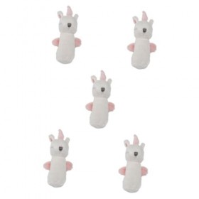 Abaodam 5 Pièces Cloche À Main En Peluche Jouet Scrump En Peluche Furret En Peluche Jouet Pour Bébé Jouets Pour Nourrissons J