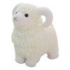 Oreiller de couchage pour animaux en peluche, 55cm Blanc