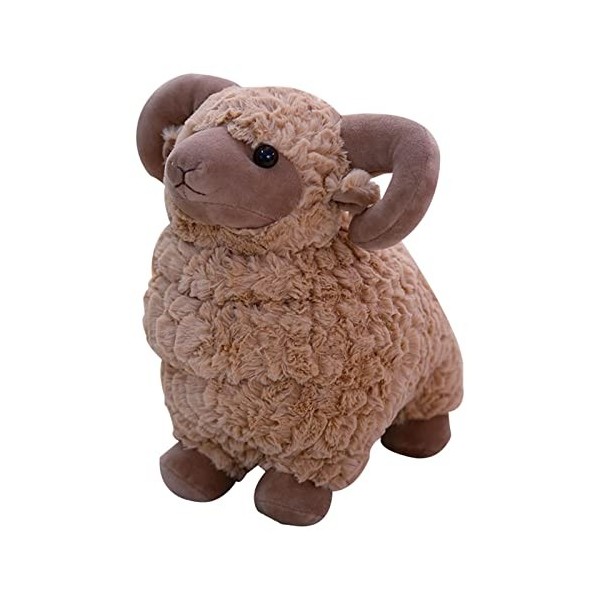 Oreiller de couchage pour animaux en peluche, 55cm Blanc