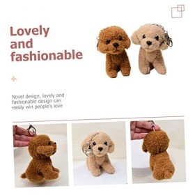 ibasenice 10 Pièces Porte-clés Jouets en Peluche Sac à en Peluche Animaux en Peluche pour Chien Jouets pour Chiots Décor De N