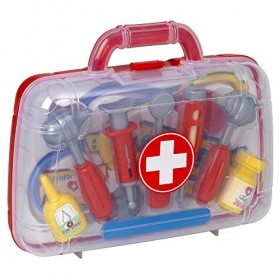 Tacobear 7 pièces Deguisement Docteur pour Enfant Jeu d'imitation Docteur  Kit de Jouet Médecin Malette de Docteur avec Séringue, Stéthoscope