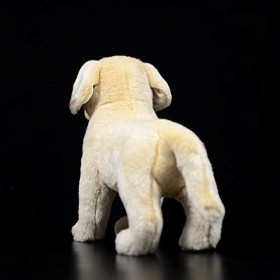 LEUYA Boucles doreilles Labrador Chien Guide Jaune Chien de Travail Chien en Peluche Peluche Jouet Mignon Cadeau pour Enfant