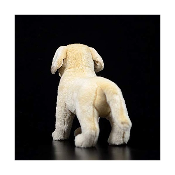 LEUYA Boucles doreilles Labrador Chien Guide Jaune Chien de Travail Chien en Peluche Peluche Jouet Mignon Cadeau pour Enfant