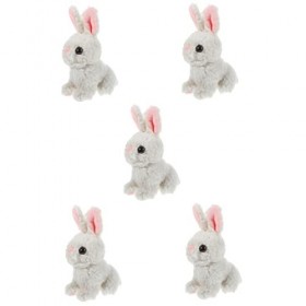 Alasum 5 Pièces Lapin en Peluche Jouet Enfant Jouets pour Bébés Jouets pour Enfants Jouets De Lapin pour Bébé Peluche Lapin J