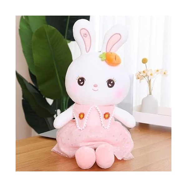 Mignon Lapin en Peluche Peluche Jouet Doux Lapin avec Jupe Lapin Enfants Oreiller Poupée Cadeau d’Anniversaire pour Enfants B