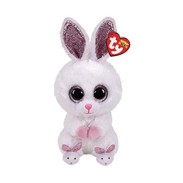 TY Beanie Boos-Slippers Le Lapin 23cm, TY36470, Multicolore