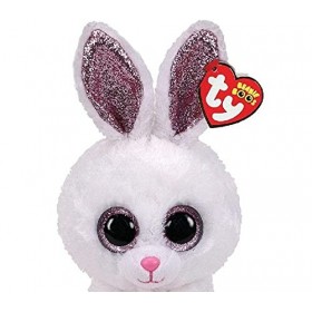 TY Beanie Boos-Slippers Le Lapin 23cm, TY36470, Multicolore
