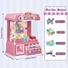 Arkyomi Mini Griffe Machine Bonbons poupée Gachapon Pince pièce Poussoir Griffe Machine câlins électrique Griffe Machine avec