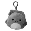 Squishmallow Peluche officielle Kellytoy Sea Life Squad - Jouet en peluche souple - Animaux Easton pêcheur poisson, 28 cm 