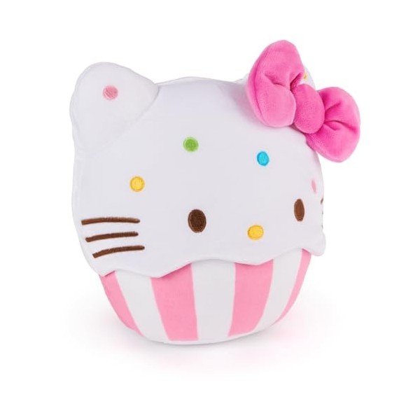 GUND Sanrio Peluche officielle Hello Kitty Cupcake à partir de 1 an, rose/blanc, 20,3 cm