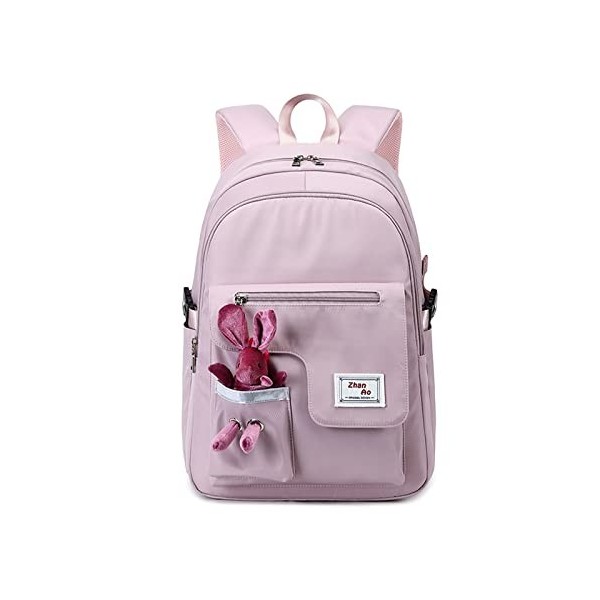 FANDARE Décontractée Sac à Dos Scolaire Collège Cartables Fille Sac décole pour 15.6 Pouce Laptop Sacs Scolaires Casual Dayp